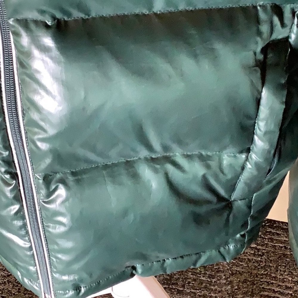 EXA Racing Green Puffer Jacket - Picture 4 of 11